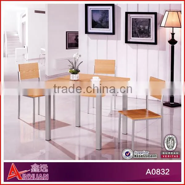 B0828 Dining Room Furniture / Square Dining Table With 4 Chairs / New Classic Wooden Dining Room Set photo-5