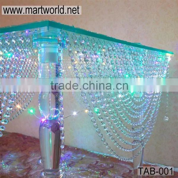 High Quality Crystal Table for Wedding Cake Stands,acrylic Wedding Table Decoration (TAB-001) Quality Choice photo-2