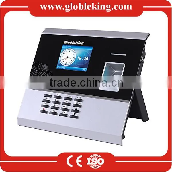 WiFi fingerprint time clocks machine with card and battery