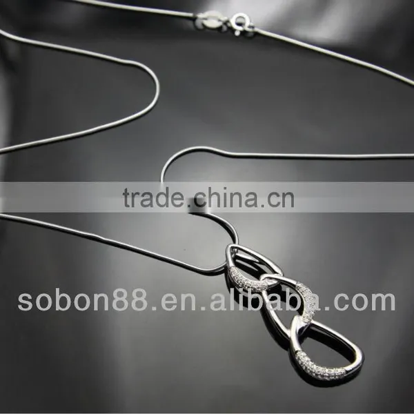 Fashion 925 Sterling Silver Jewelry Wholesale Necklace Jewelries