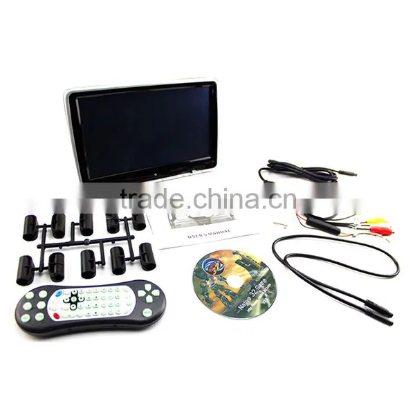 Chelong New 10.1inch Headrest DVD Player With Touch Screen/ Button With Bracket Hanging Behind of Front Seat photo-2
