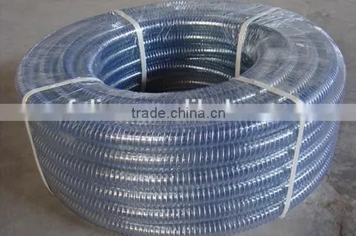PVC Transparent Steel Wire Reinforced Flexible Hose photo-5