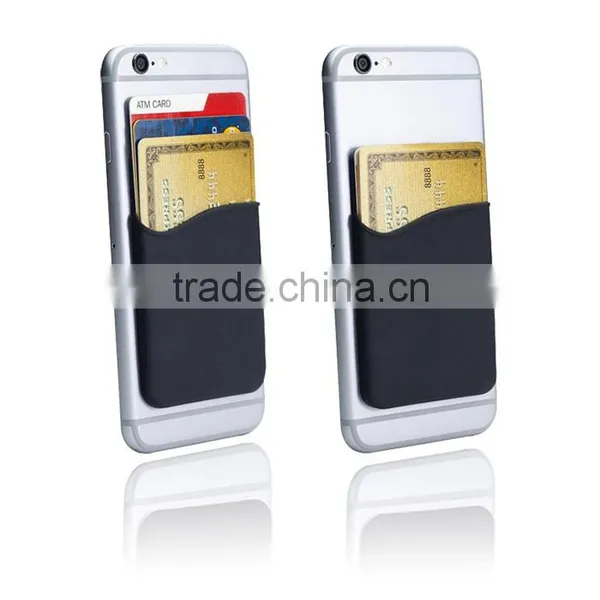 3M Sticker Adhesive Personalized Silicone Key Card Holder Wallet Supplier photo-6
