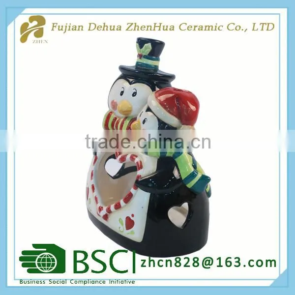 Personalized Christmas Gift Ceramic Candle Holder photo-2