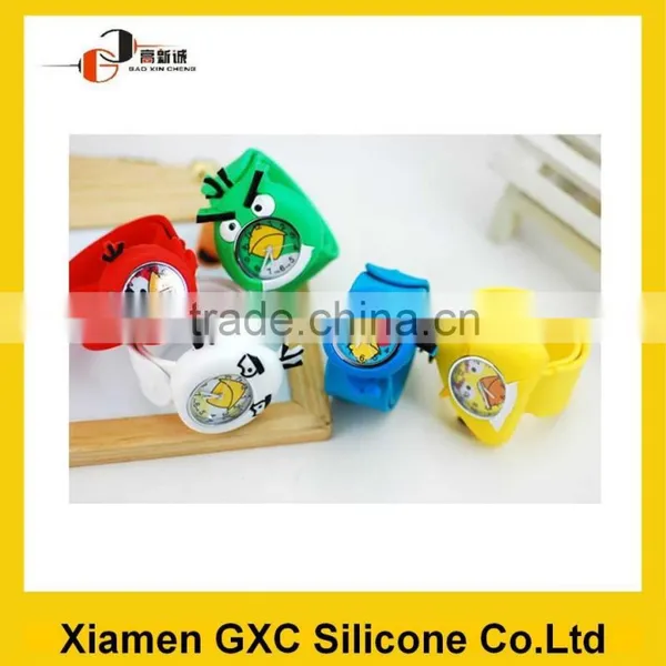 Colorfully Silicone Rubber Watch Bracelet for Girls photo-2