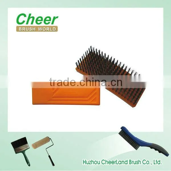 Wire Cleaning Brush With Brass Wire, Plastic Handle.