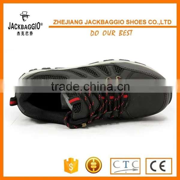 European Market Salable Lightweight Casual Style Black Safety Men Sport Shoes Low Cut photo-4