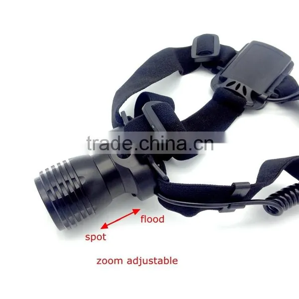 POPPAS T55 Xpe 3W 3 AAA Battery Operated Zoom Adjustable Ultra Bright Headlamp photo-5