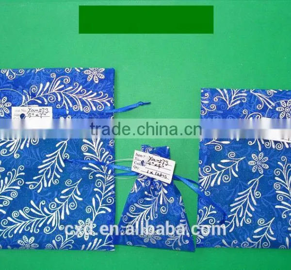 Drawstring Sealing&Handle and Security Feature Organza Factory Bags photo-6