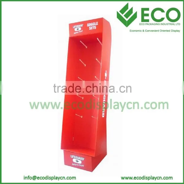Retail Store Floor Stand Cardboard Display Rack