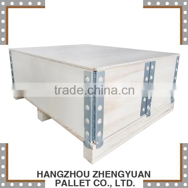 Collapsible Plywood Box With Pallet