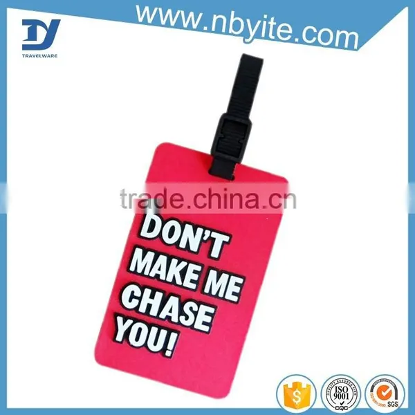 Chinese Factory Direct Sale Shapes Custom Plastic Soft Pvc Luggage Tag photo-2