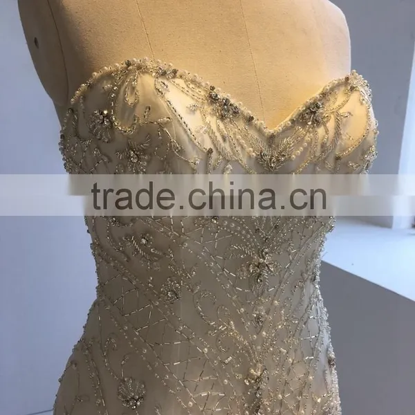 2016 China Dress Manufacturer Crystal Beads for Wedding Dress photo-3