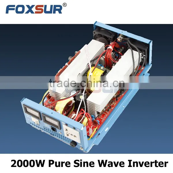 Competitive Price Battery Voltage Digital Display Pure Sine Wave Inverter 2000W 12V DC to 110V AC, DC to AC Off Grid photo-2