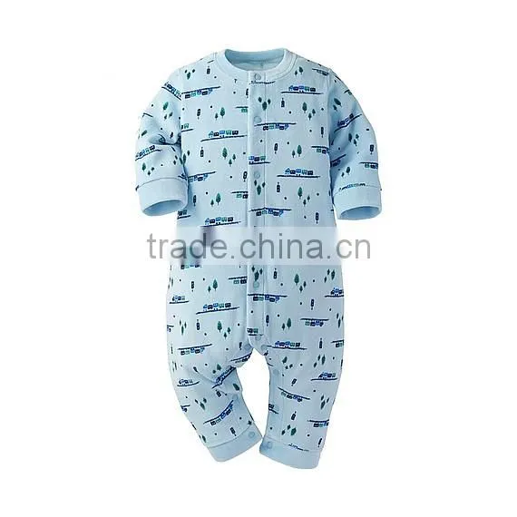 2015 Hot Sale Baby Boys Casual Wearing Printed Qulity Romper 100 Cotton photo-3