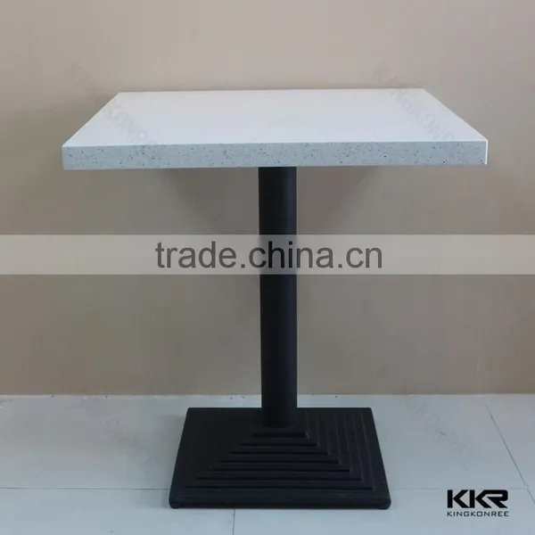Square Pedestal Modern Dining Table photo-3
