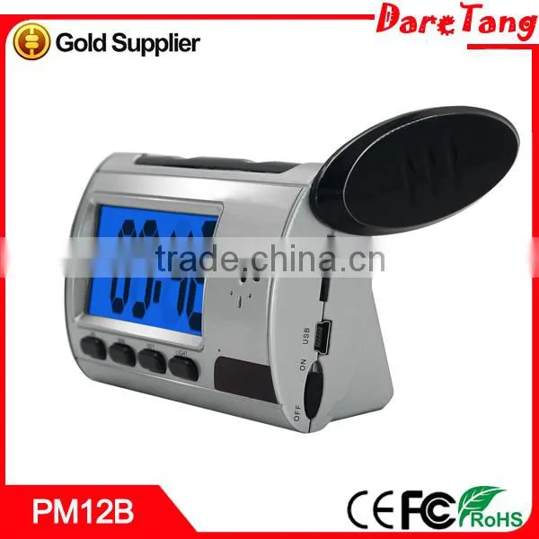 Factory Price Wide Angle 640*480 Resolution Clock With Remote Control Mini Spy Nanny Camera photo-2