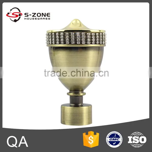 the Latest Curtain Pipe Finials With Curtain Finials New Design photo-3