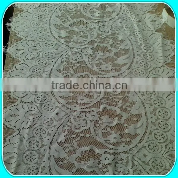 14"*108" White Lace Embroidery Table Runner