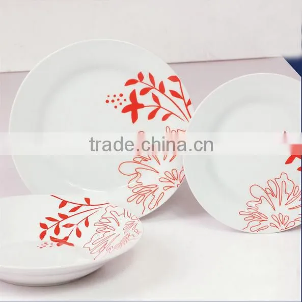 Good Quality Super White Porcelain Dinnerware Set for Hotel Daily Use photo-6