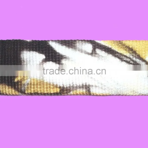 Tie Dye Webbing Nylon Fabric Ribbon Trimming
