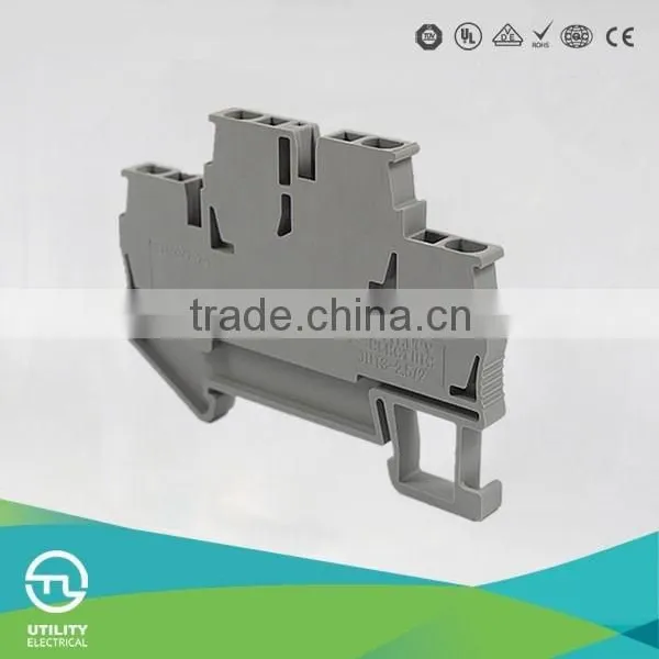 CONDUCTOR NEW HOT TERMINAL BLOCKS JUT3-2.5/2 SPRING TYPE INDUSTRIAL DISTRIBUTION DOUBLE-LAYER photo-2