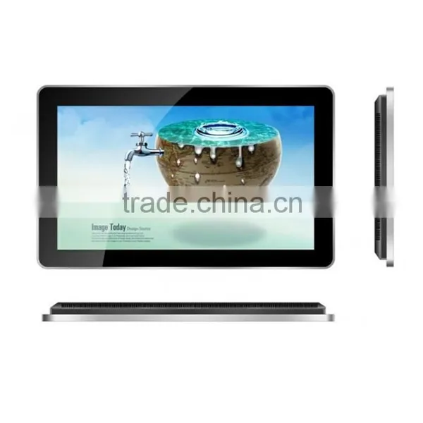 Suprl Custom 32" Rounded Stand-alone Wall Hanging Advertising Player