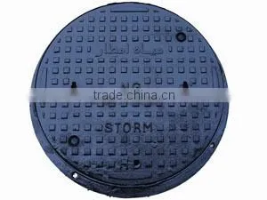 Round Manhole Coverwith Lock Hinge and Gasket photo-2
