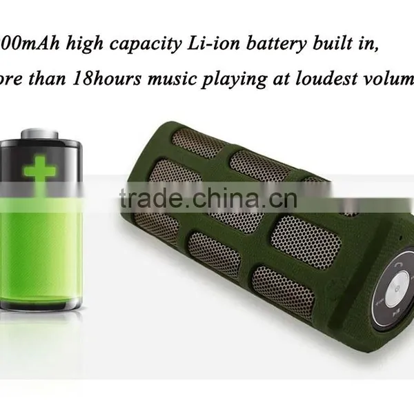 2014 New Outdoor Waterproof Bluetooth Speaker Compact Wireless Speaker With Power Bank 7000mAh photo-6