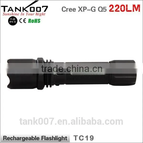 TANK007 Electric Charge Torch Light Night Hunting Torch Light Rechargeable Led Police Flashlight photo-2