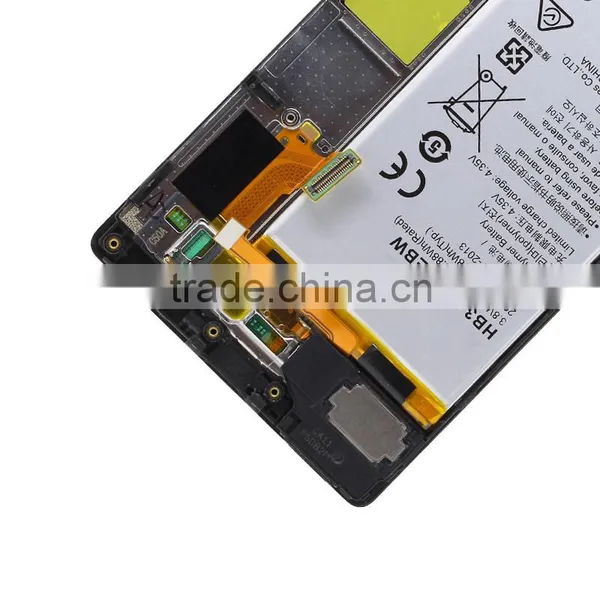 Original Genuine LCD Screen With Digitizer And Frame For HTC Ascend P8 (Including Battery) photo-5