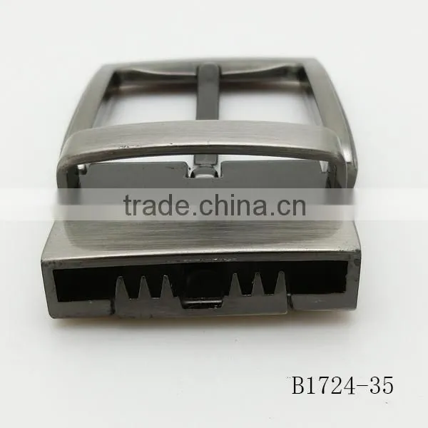 Formal Reversible Pin Buckle for 35mm Men's Real Leather Belt photo-2