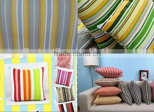 China Supplier Stripe Waterproof Soft Fabric for Cushion photo-3