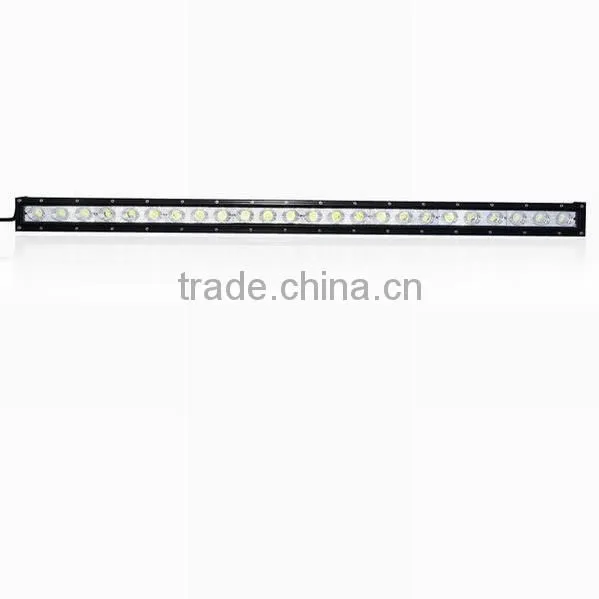 Single Row 120w Slimline Led Emergency Light Strip Bar Waterproof With Sliding Bracket for 4x4 Offroad Cars photo-3