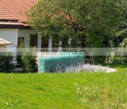Tranparent Colored Slag Glass Rock for Gabion photo-4