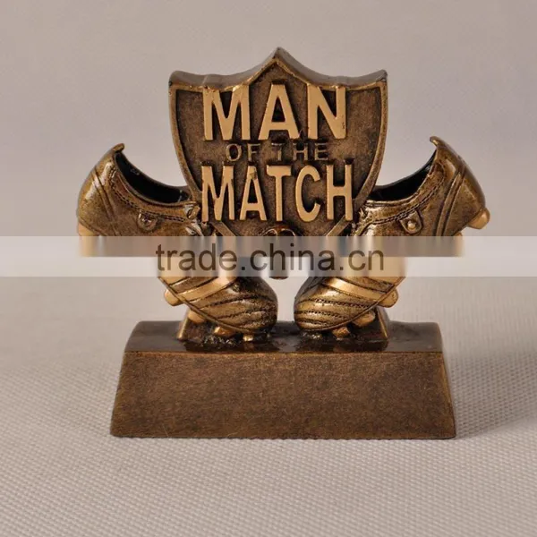 "Man of the Match" Resin Sports Sculpture