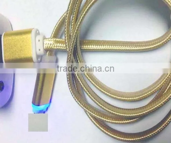 XO Metal Data Cable With Embedded LED Flash Light for Apple photo-2