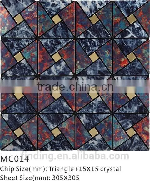 Best Quality Decoration Panel Aluminium Mosaic Tile MC005 photo-6