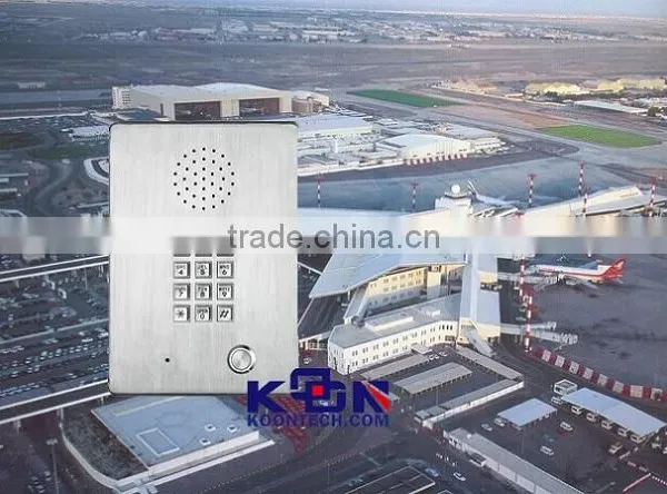 Koontech Stainless Steel Elevator Phone KNZD-03 Door Access Control Telephone Industrial Telephone
