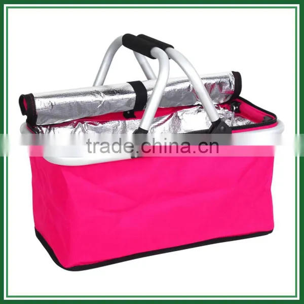 Foldable Picnic Basket Polyester Insulated Picnic Basket photo-3