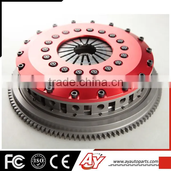 Triple Disc 215mm 8.5'' Clutch Chormoly Steel Flywheel 1JZ 2JZ GTE Kit photo-2