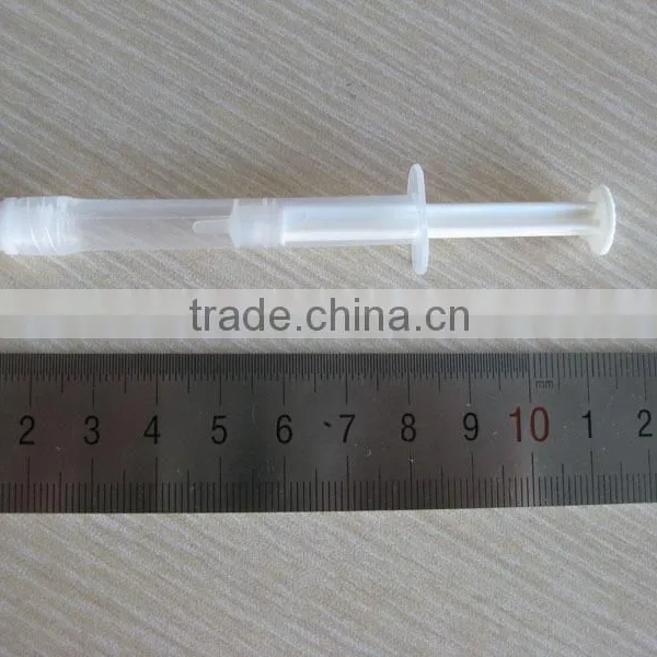 Disposable Syringe With Cap for Dental Use