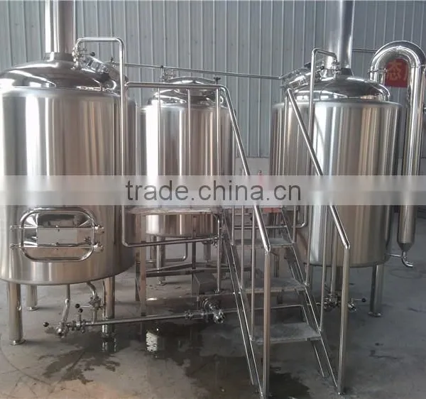 High Configuration 600L Mini Beer Brewing Equipment For Beer Making