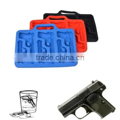 Gun Ice Cube Tray Silicone Gun Shape Cake Pan photo-3