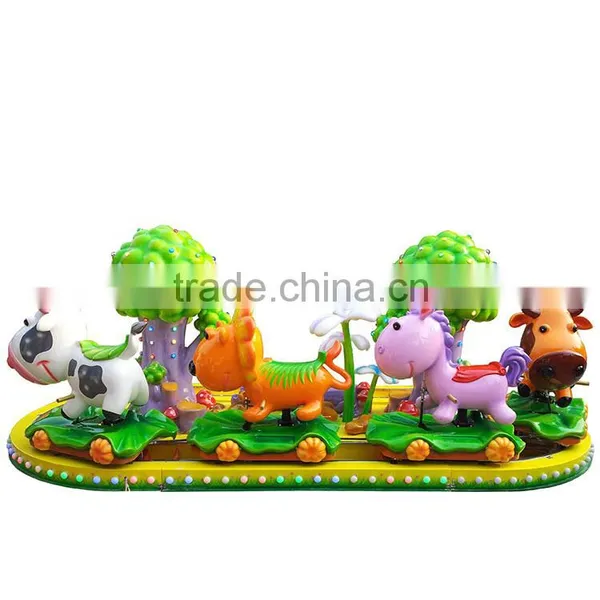 14 Seats Kids Lovely Electric Train Rides With Tracks photo-2