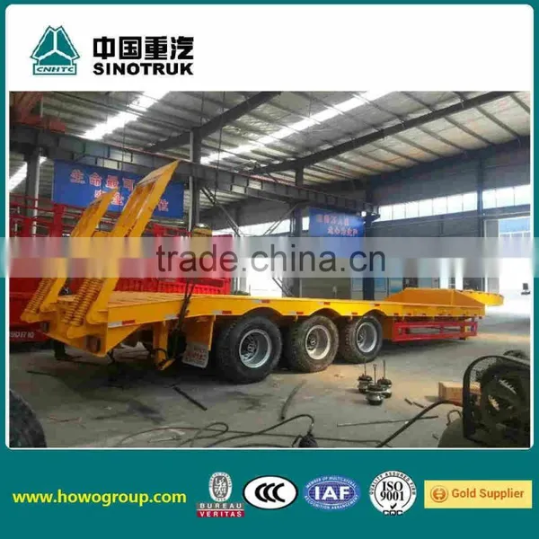 3 Axle Low Bed Trailer Dimentions Trailer SINOTRUK Truck Trailer photo-3