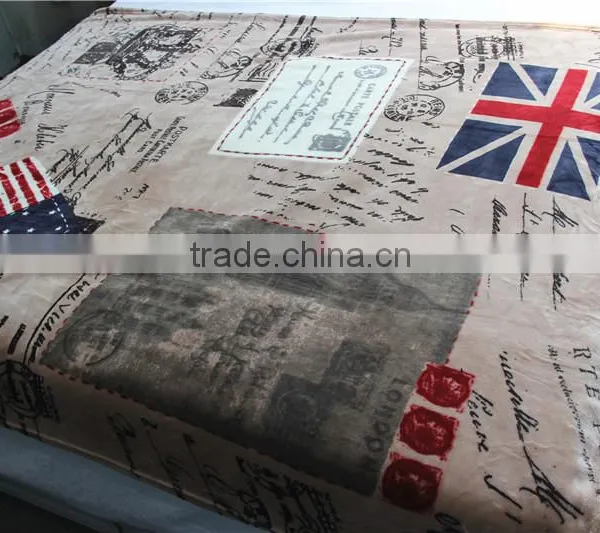 Manufactory Walmart Muslin Swaddle China Home Textile China Supplier Flag Fleece Blanket photo-6