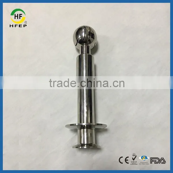 360 Degree Sanitary Stainless Steel Rotary Tank Cleaning Liquid Spray Nozzle