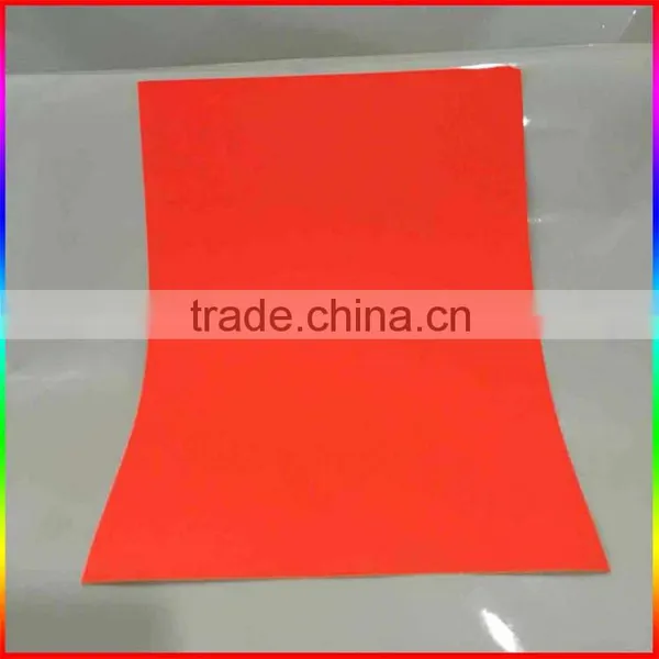 2016 New Products Orange Adhesive Fluorescent Paper Fluorescent Paper Sticker photo-2