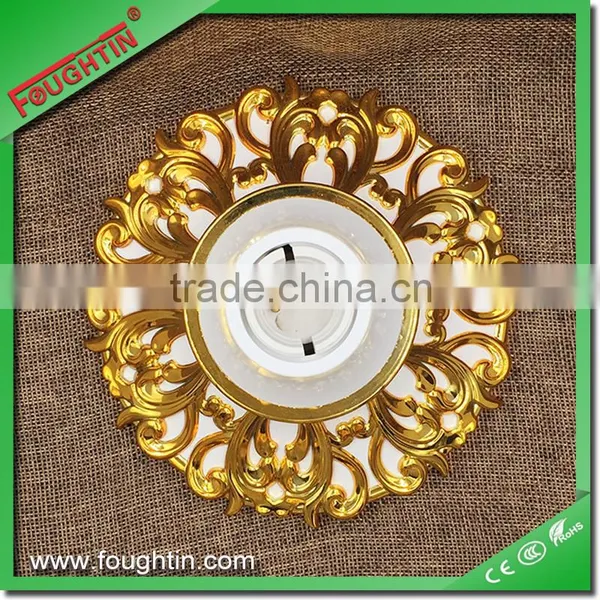 E27 Lamp Holder Big Base Golden Flower Type Electrical Lamp Holder Bracket photo-4